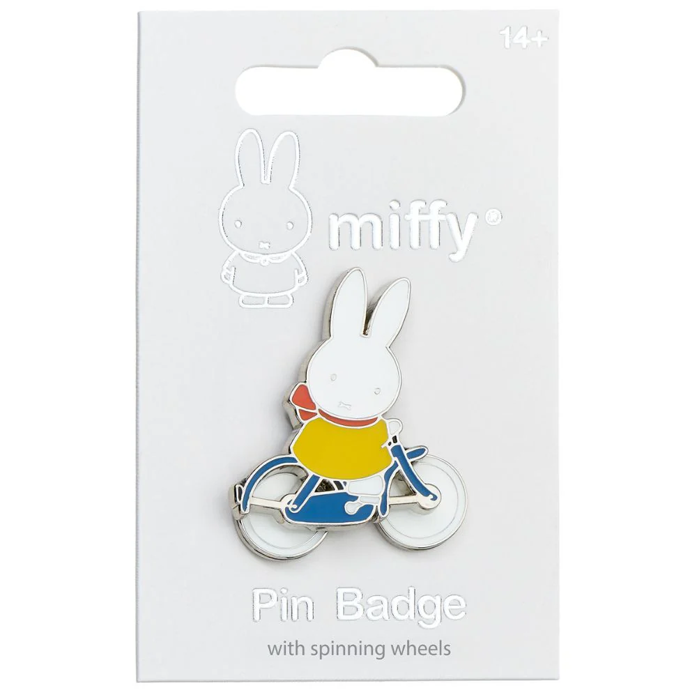 Miffy on Bicycle Pin Badge - Image 3